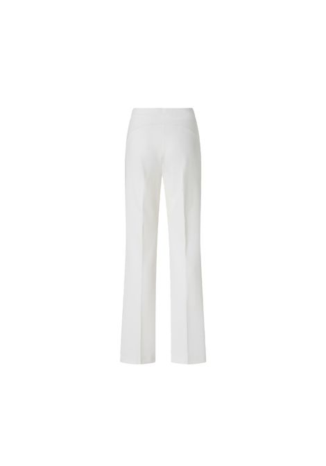 Pantalone Pinko donna Resta 104926 A0HM Bianco viscosa texture vita alta tasche zip bottoni PINKO | Pantaloni | 104926 A0HMZ05